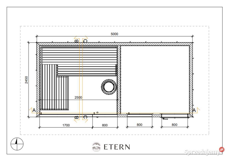 Sauna ogrodowa z domkiem gospodarczym 500x245 Oświęcim