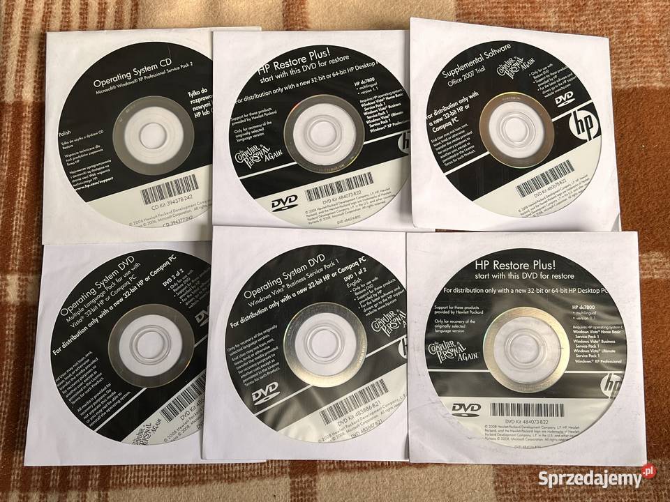 Windows VISTA BUINESS 32 bit XP HP Gliwice