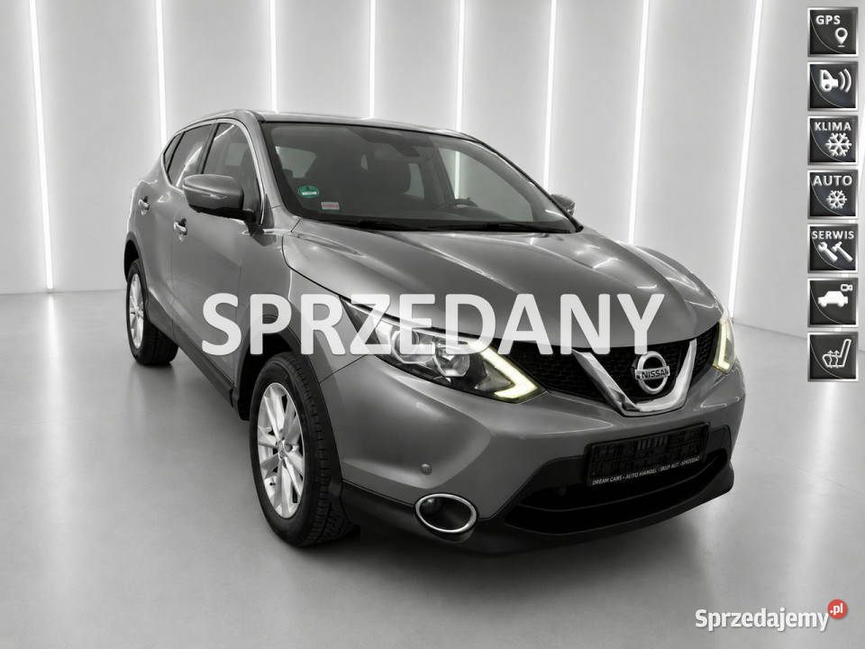 Nissan Qashqai kamera cofanianawigacjaopłacony Żabno