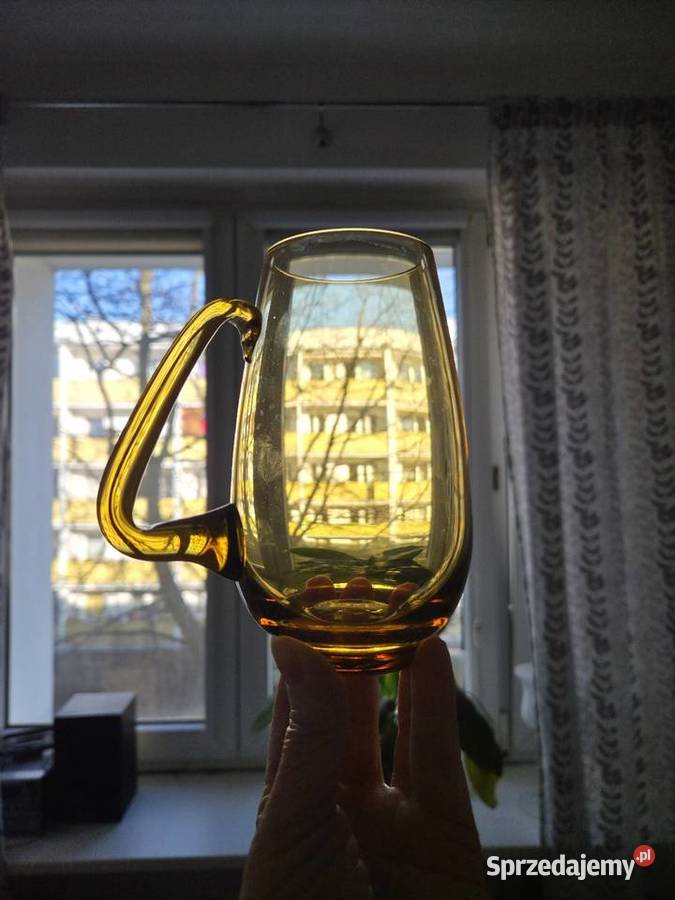Szklanki kufel vintage PRL Poznań