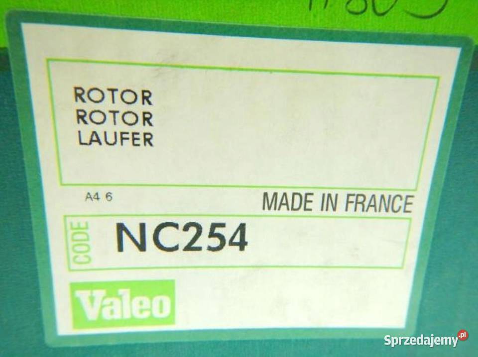 NC254 WIRNIK ALTERNATORA VALEO 12V 90A DO A14N67