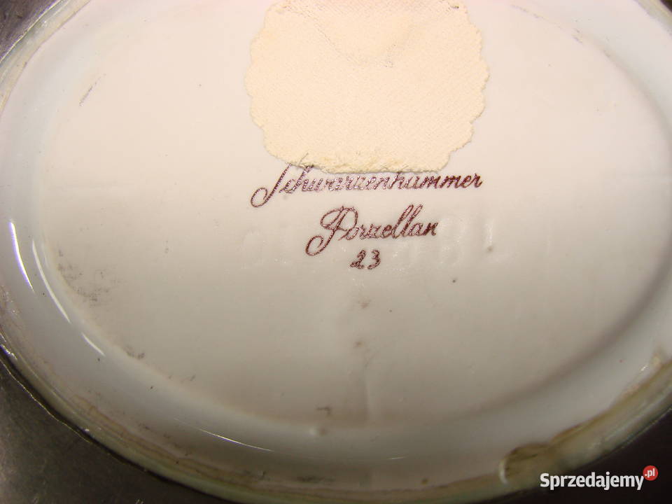 Schwarzenhammer Porzellan obrazki z ptakami Pruszcz Gdański sprzedam