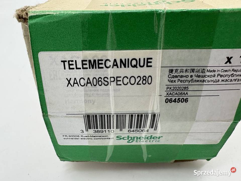 Schneider Electric XACA06SPECO280 Kaseta Warszawa sprzedam
