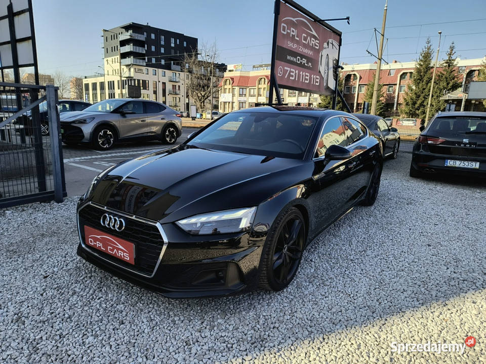 Audi A5 Sportback SalonPLSline intskóraALU łopatki zmiany biegów A5 Bydgoszcz