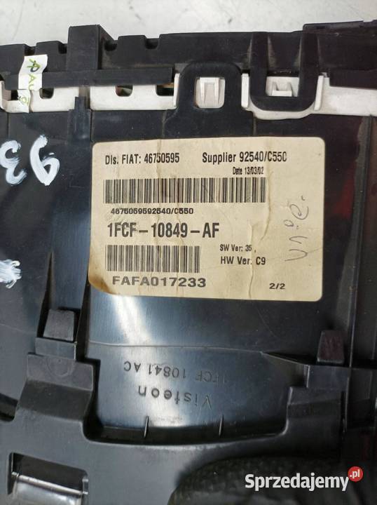 LICZNIK 1FCF10849AF 14 B Fiat Stilo I 20012010