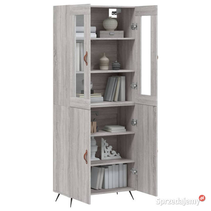 Witrynka szary dąb sonoma 695x34x180 materiał Warszawa sprzedam