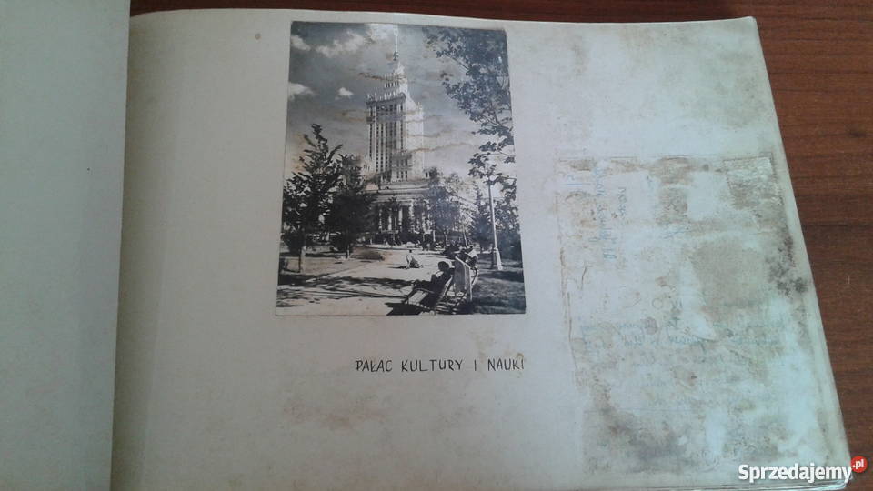 Starocie stary album o Warszawie pamiątka PRLu Pozostałe