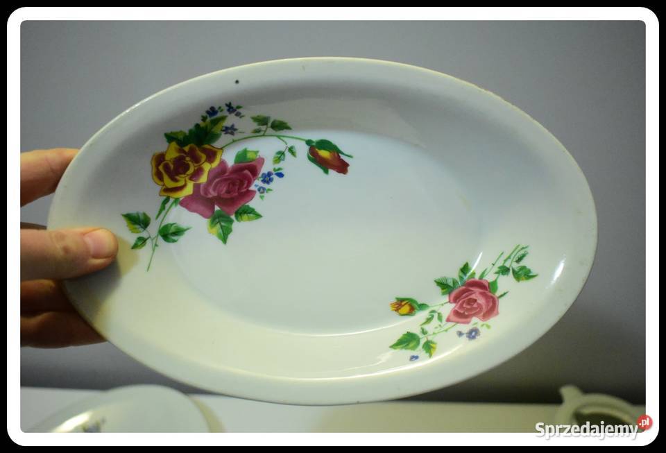CHODZIEŻ zestaw porcelany półmiski miska Płock