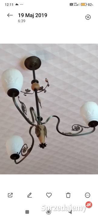 żyrandol stary sprzedam Antyki Poznań sprzedam