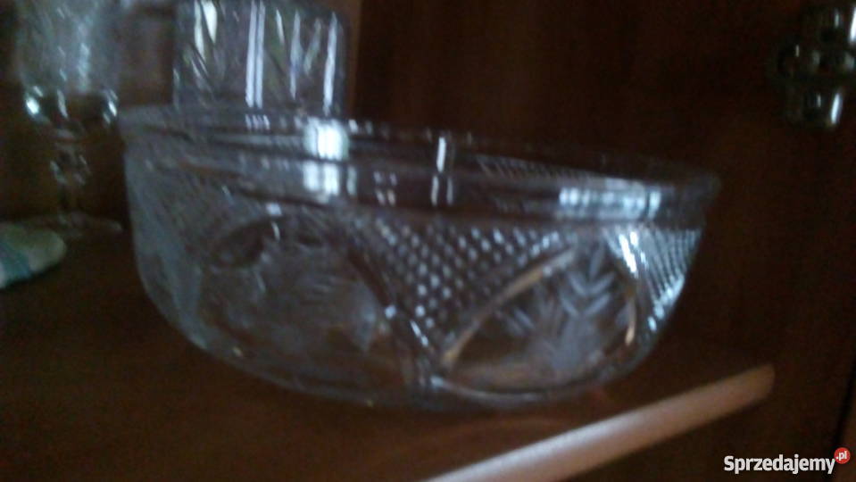 KRYSZTAŁOWE DUZE MISKI NA OWOCE dolnośląskie Wrocław sprzedam