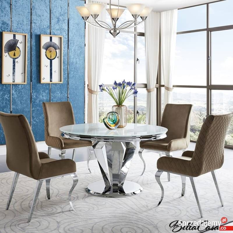 Zestaw mebli glamour Belmont stół ława stolik Warszawa sprzedam