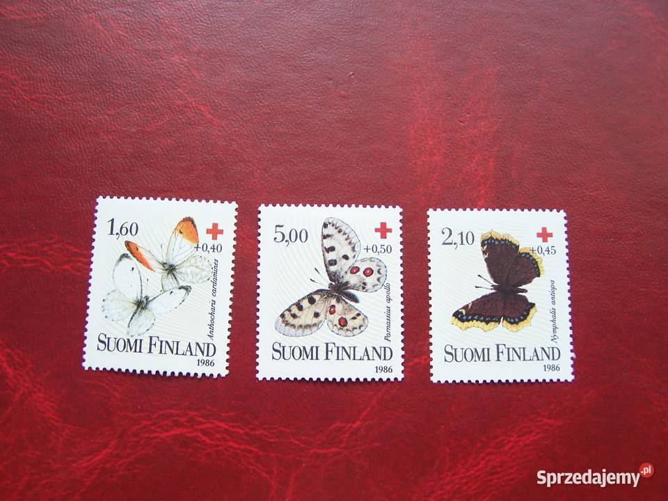Finlandia 1986 MNH Mi99395 Fauna Owady Motyle Tychy
