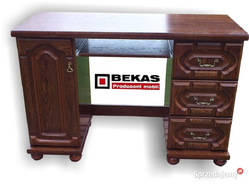 Stylowe Biurko z Sejfem Wbudowany Sejf Bekas Katowice