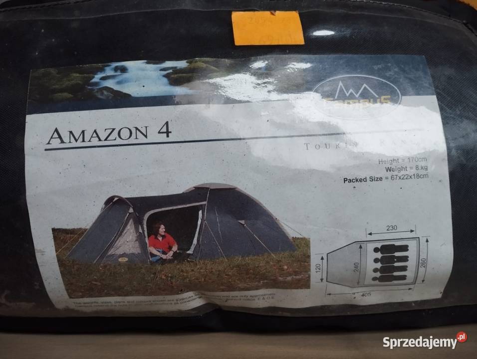 Namiot 4 osobowy Campus Amazon 4 Turystyka Nowa Sól