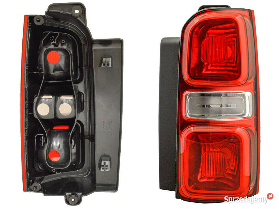 Lampa tylna PRAWA tył Pasażera Fiat Scudo 3 2022 prawe Lampy tylne Rawa Mazowiecka