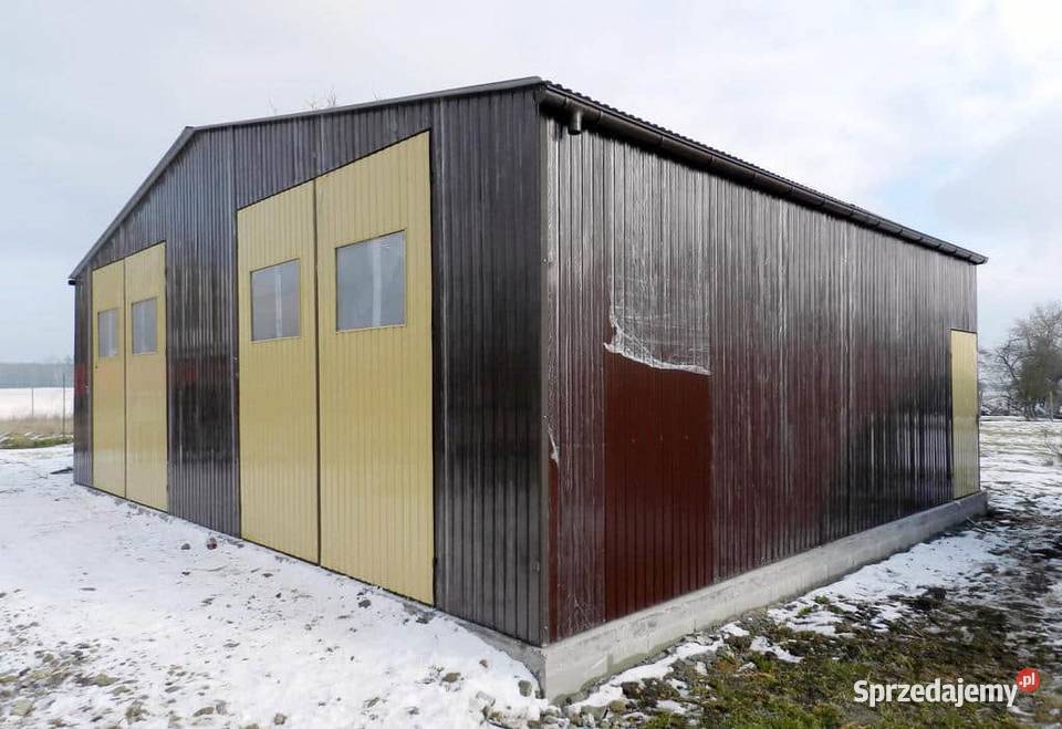 Blaszana montowana hala 108 m Kraków sprzedam