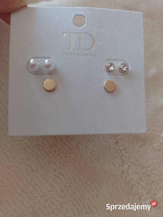 Ekskluzywny Zestaw 3 par kolczyków z Londynu Dodatki Kraków