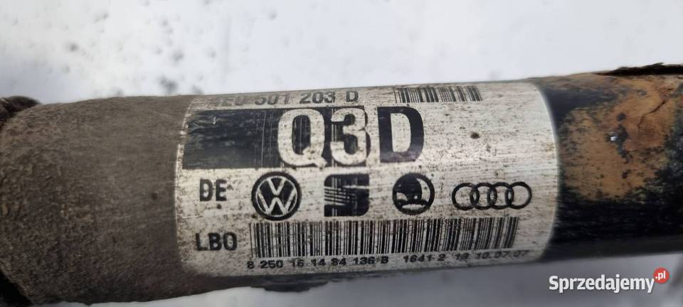 PÓŁOŚ PRAWA TYŁ AUDI S8 D3 4E0501203D Lipno sprzedam