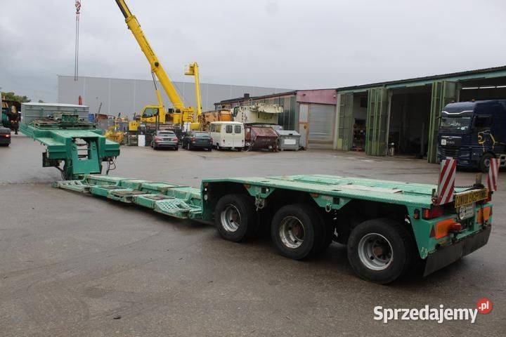 Naczepa do przewozu maszyn Tiefbet 3osiowa Warszawa sprzedam