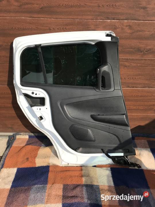 DRZWI LEWY TYŁ LEWE TYLNE KOMPLETNE 5B FORD B Barwałd Dolny