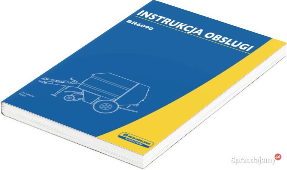 Instrukcja HOLLAND BR 6090 7060 7070 Rolnictwo
