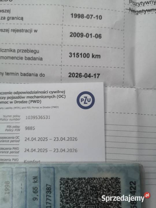 Mazda 626 20 diesel małopolskie Trzyciąż