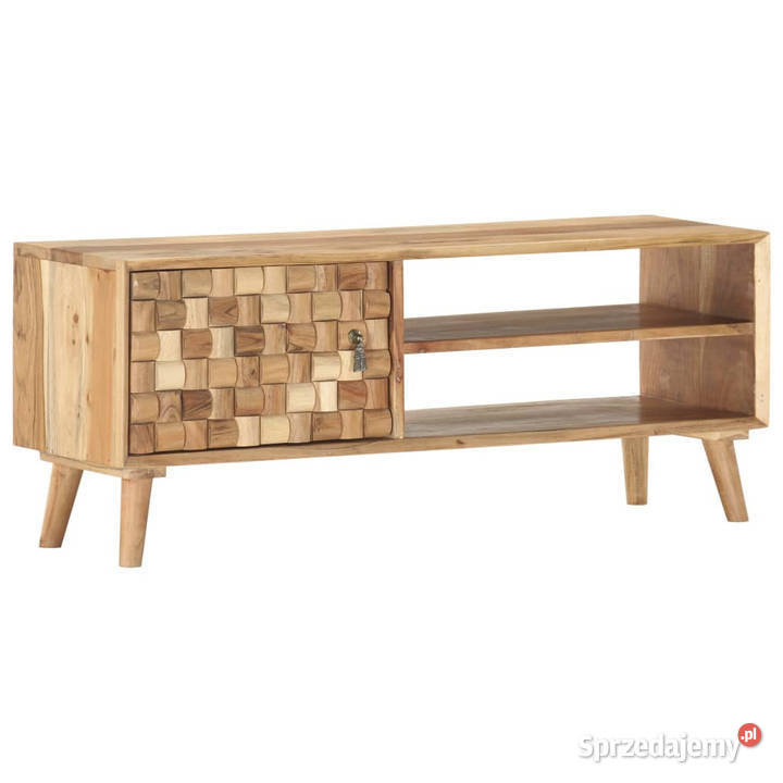 Szafka pod TV 100 x 35 x 40 lite drewno akacjowe Warszawa