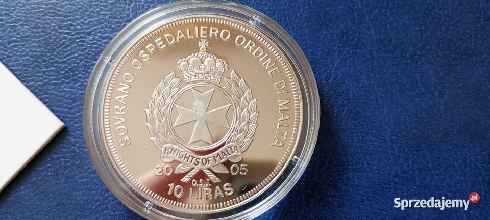 Stare monety Medal Jan Paweł II Zakon Maltański Lesko