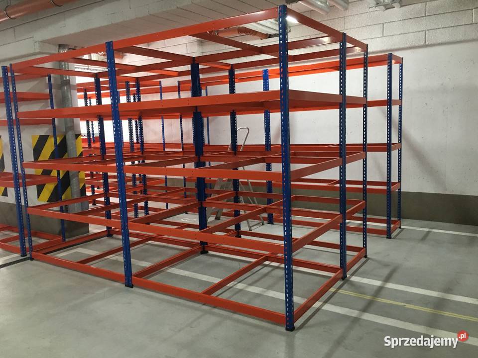 Regał do magazynu garażu sklepu biura regały łódzkie Radomsko