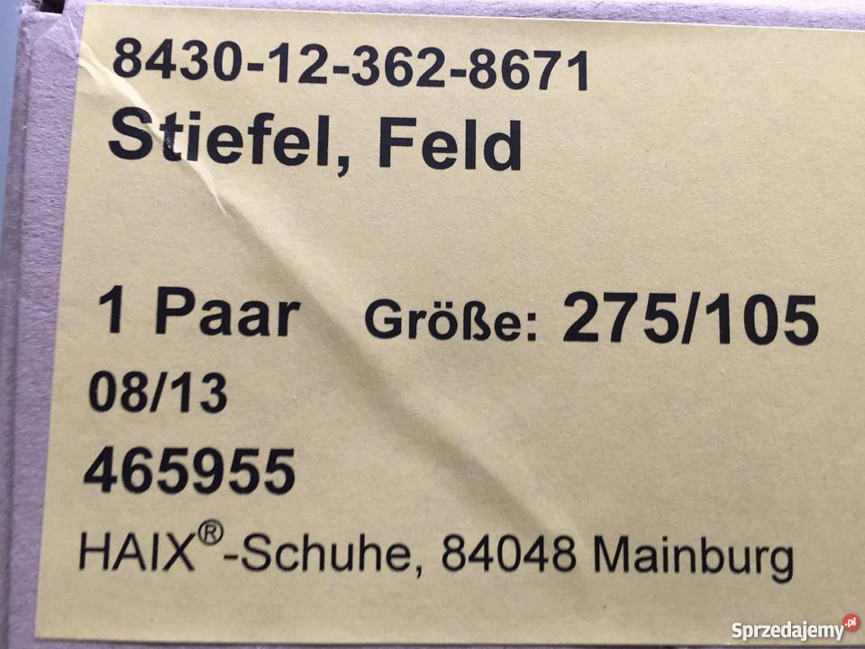 Buty Bundeswehra model 2007 róż 260295 Kalisz sprzedam