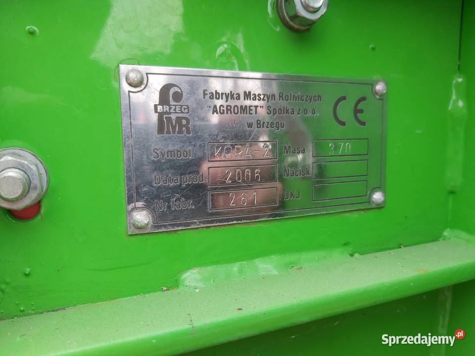 Sadzarka Unia Kora 2 Nowa Transport nieuszkodzony Złota