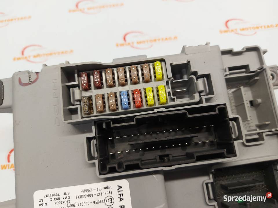 ALFA ROMEO MITO 12r moduł BSI 00505254570 świętokrzyskie Kielce sprzedam