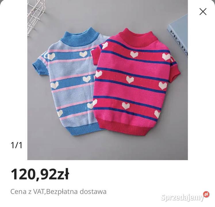 Nowe ubranko sweterek ubranie psa XS2XL sprzedam