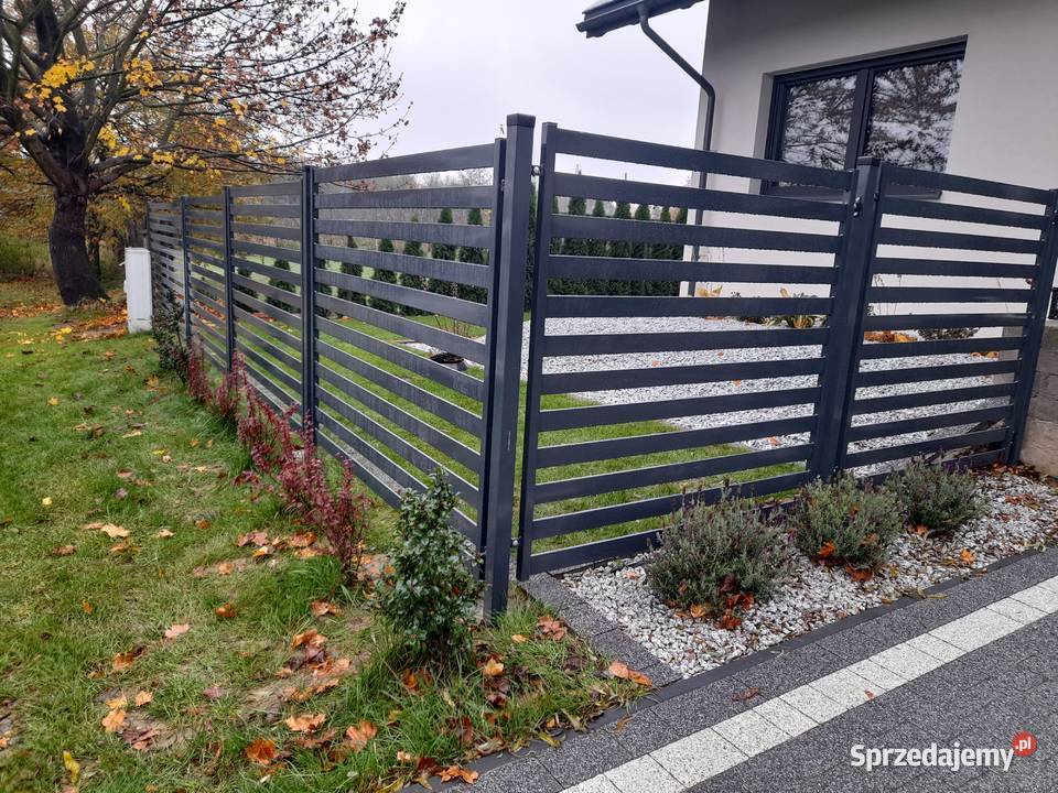 Ogrodzenia ogrodzenie palisadowe przęsła