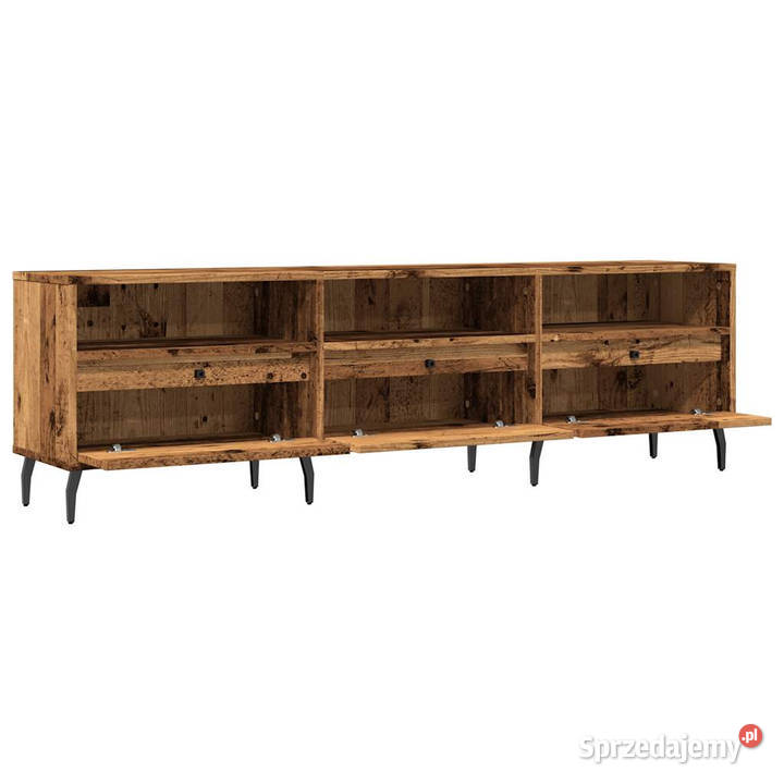 Szafka pod TV stare drewno 150x30x445 WM857191 mazowieckie Warszawa