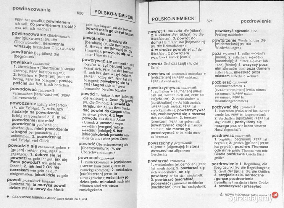 Słownik niemieckipolski polskoniemiecki Valerie lubelskie Chełm