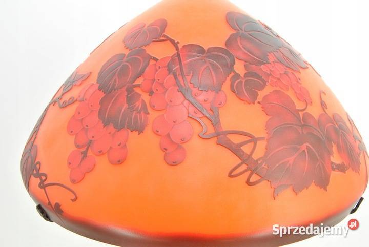 Lampa Stołowa Gabinetowa Biurowa Szkło Emile Kraków