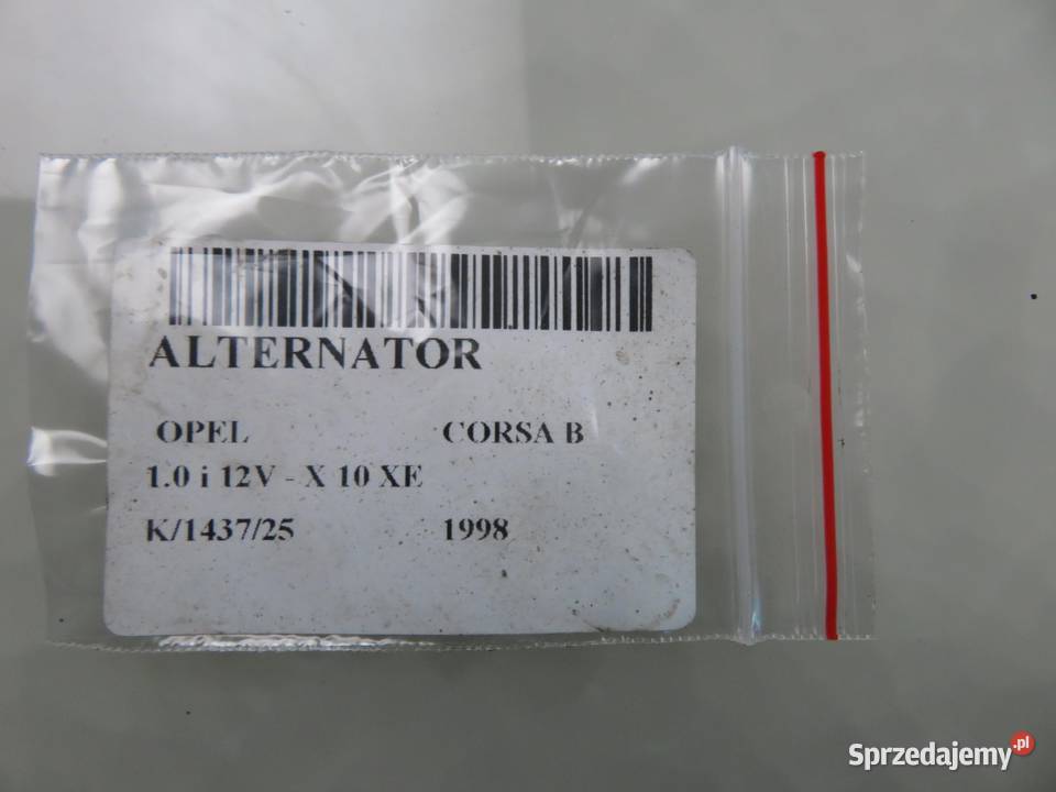 ALTERNATOR OPEL CORSA B 10 i 12V 0123100003 osobowe