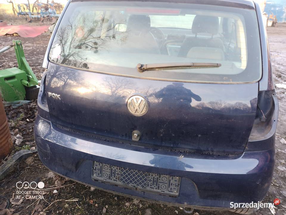 Drzwi klapa VW Fox wspomaganie Watorowo