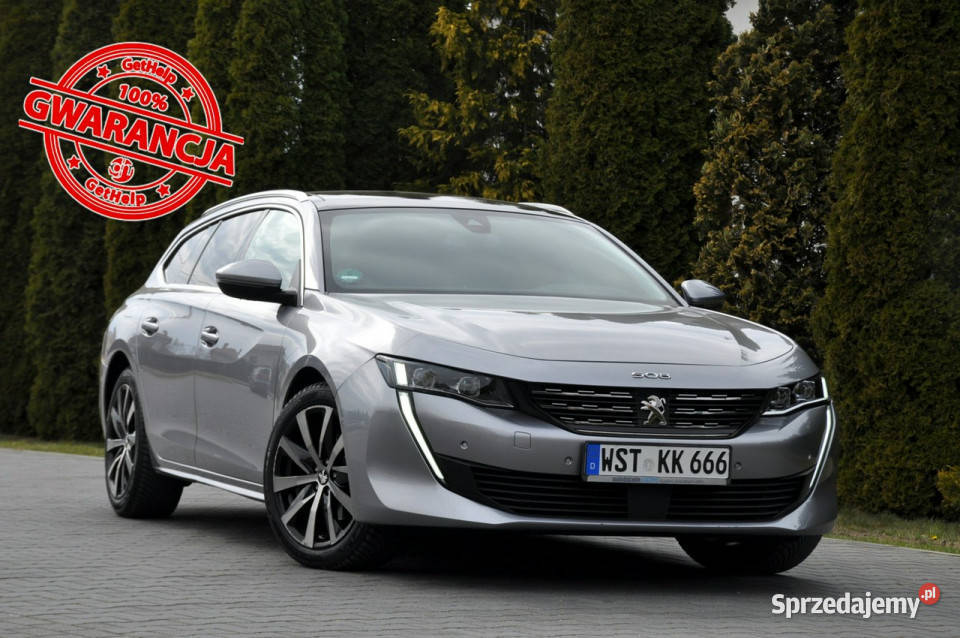 Peugeot 508 15HDI130VirtualFull czarny 508 mazowieckie