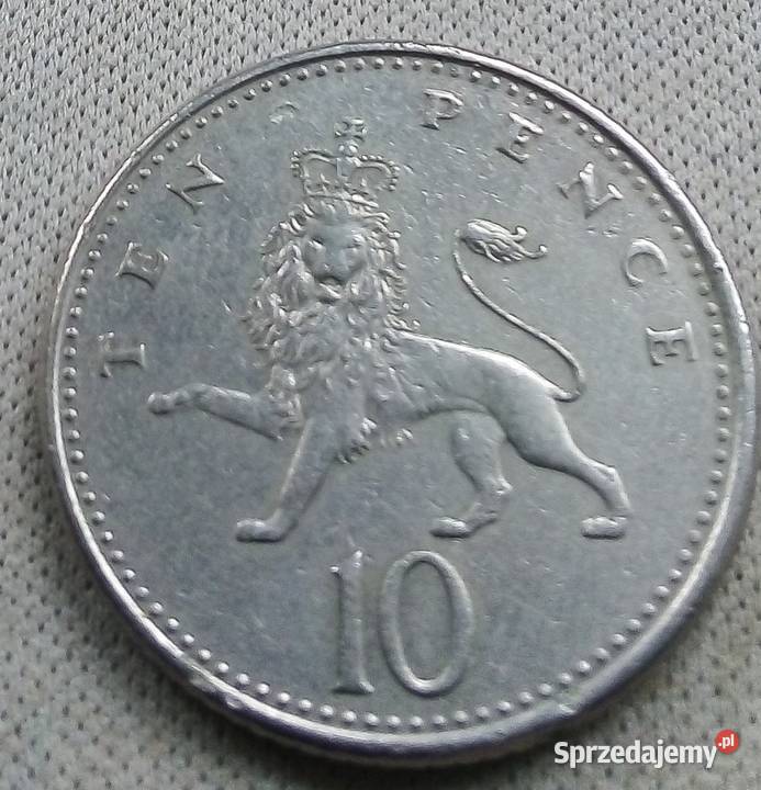 WIELKA BRYTANIATEN PENCE1992 r mazowieckie Legionowo sprzedam