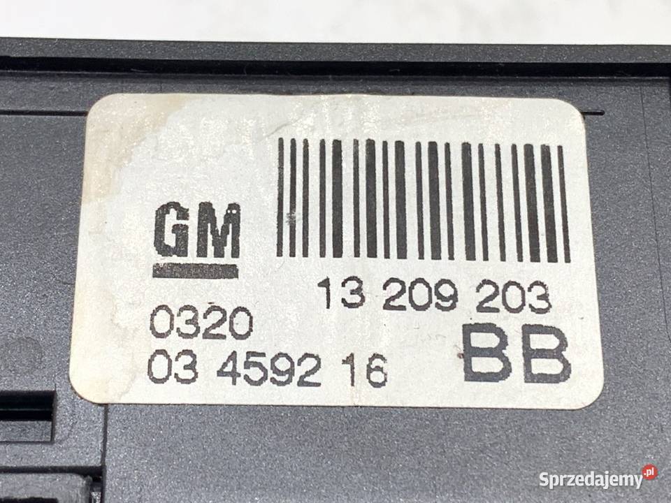 PRZEŁĄCZNIK SZYB OPEL ASTRA H 13209203 0414 osobowe