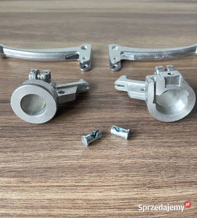 NOWY POLSKI KOMPLET DŹWIGNIA KORPUS KIEROWNICY Kierownice motocyklowe Bielsko-Biała