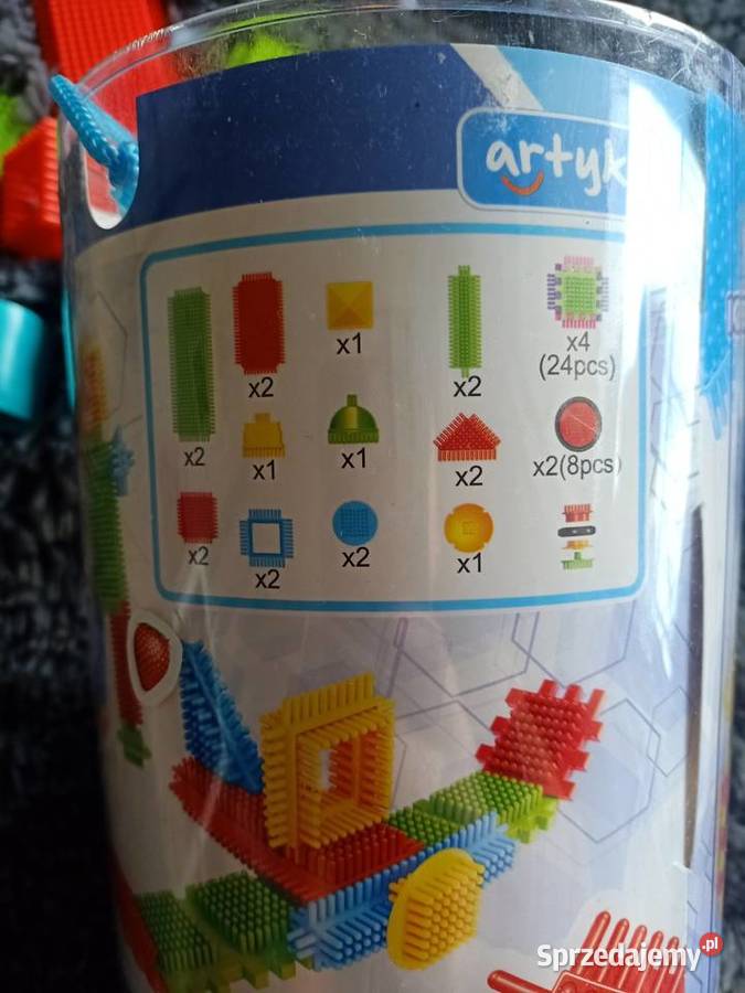 Spiky klocki 50 elementów Artyk Płock sprzedam
