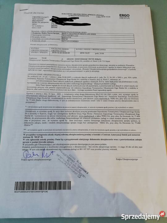 Telewzior Led 32 cale manta ubezpieczenie Dębno