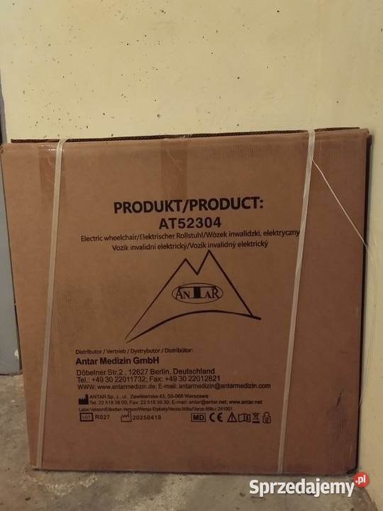 Wózek inwalidzki elektryczny ANTAR AT52304 NOWY Śrem