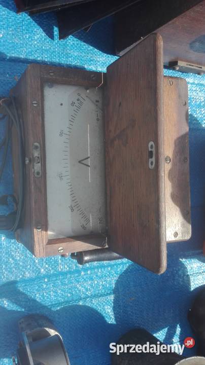 Miernik elektryczny stary zabytkowy miernik Pabianice