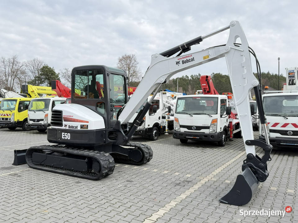 gąsienicowa Bobcat E50 EM 2013r Waga 5ton Super Widełki