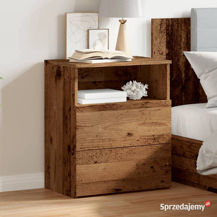Szafka nocna stare drewno 50x32x60 materiał mazowieckie Warszawa
