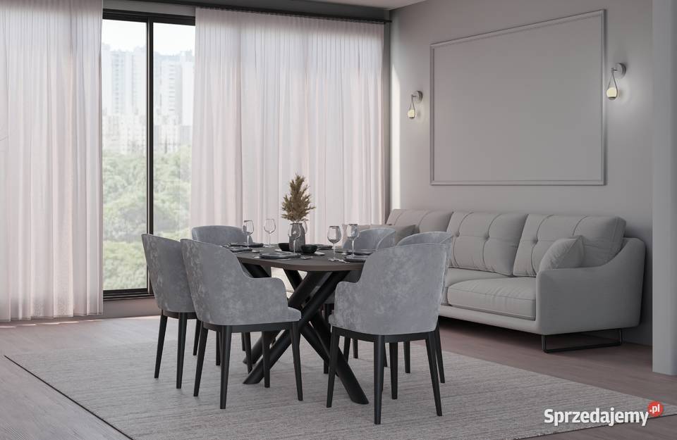 Nowość duży stół 185x90 stelaż pająk 4 kolory Katowice